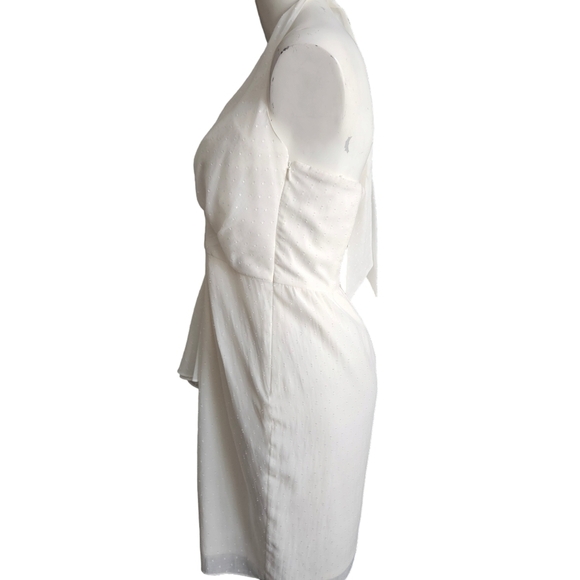 Vince Camuto Womens White Halter Dress Sz 8 - Picture 4 of 12